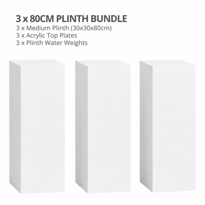 Mittelgroßes Podest-Bundle aus Karton