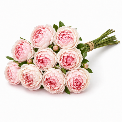 Artificial Peonies - Set of 10
