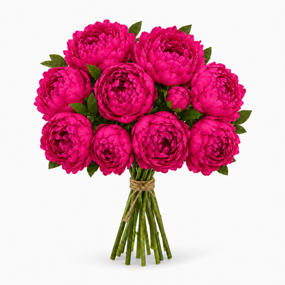Artificial Peonies - Set of 10